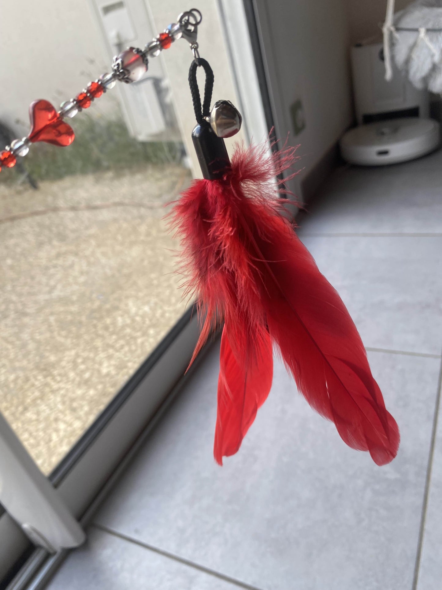 Jouet rouge & argenté