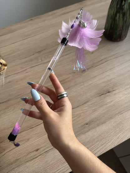 Jouet violet & argenté