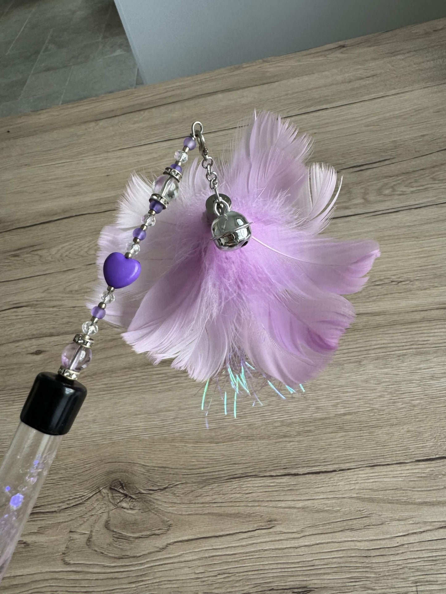Jouet violet & argenté