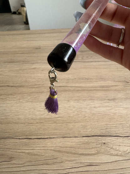 Jouet violet & argenté
